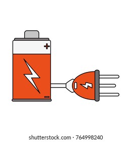 battery rechargeable with plug