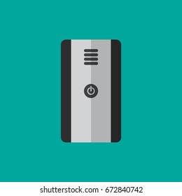 Battery recharging graphic design, vector illustration.