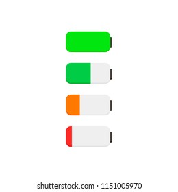 battery running low. vector