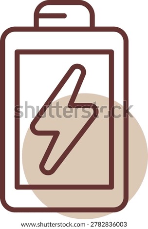 Battery saver Creative Illustration Icon Design