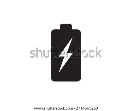 Battery Saver icon silhouette vector design illustration.