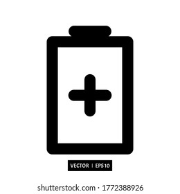 battery saver icon simple design vector illustration logo for any project