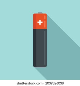 Battery service icon flat vector. Full energy. Charge phone