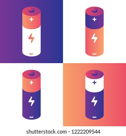 Battery set icon