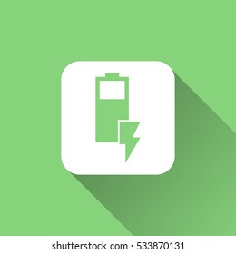 battery sign. icon design