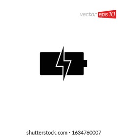 Battery Sign Icon Design Vector