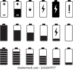 47,677 Battery silhouette Stock Illustrations, Images & Vectors ...