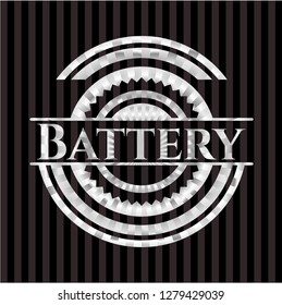 Battery silver emblem