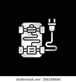 Akkusilbernes Symbol aus Metall