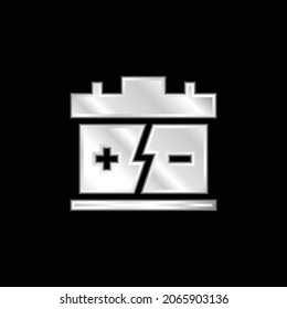 Akkusilbernes Symbol aus Metall