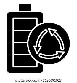 Battery Simple Icon Vector Illustration Concept