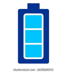 Battery Simple Icon Vector Illustration Concept