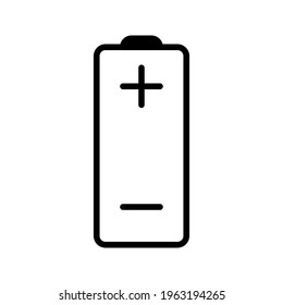 Battery Single flat icon color editable