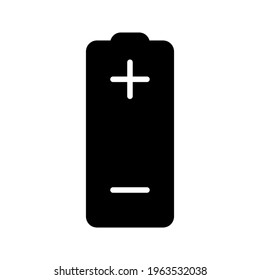 Battery Single flat icon color editable