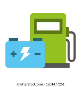 battery and station pump energy renewable