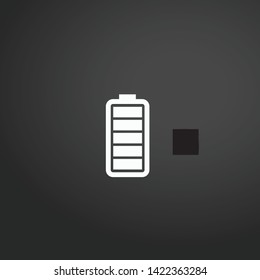 Battery Status Full vector icon. Battery Status Full concept stroke symbol design. Thin graphic elements vector illustration, outline pattern for your web site design, logo, UI. EPS 10.