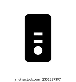 Batería, icono de estado en fondo blanco