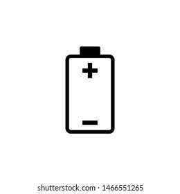 Battery status icon simple design