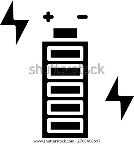 Battery status Line vector Icon Design