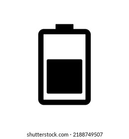 Battery Status Symbol Simple Vector