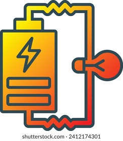 Icono vectorial de estado de la batería. Se puede usar para imprimir, móviles y aplicaciones web.