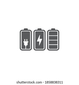 Battery storage vector illustration. Isolated flat icon