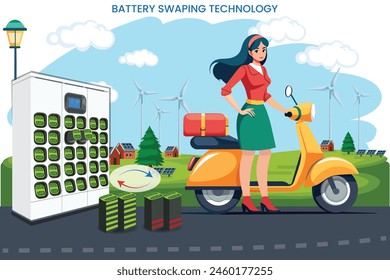 Battery swapping technology provides Quick exchange of EV batteries for extended driving range. Battery swapping thechnology is very Efficient tech replacing drained batteries with charged ones.