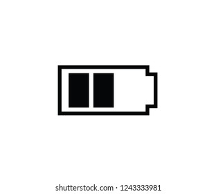 Battery symbol power icon