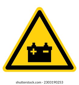 Battery Symbol Sign, Vector Illustration, Isolated On White Background Label. EPS10