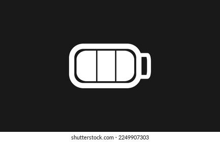 Battery symbol vector design illustration	
