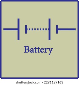 battery Symbol Vector Image Illustration
