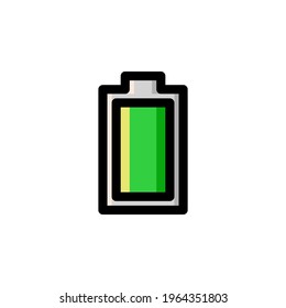 Ilustración de vectores con logotipo de iconos de la tecnología de la batería
