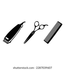Battery tool, barber shop, scissors,comb