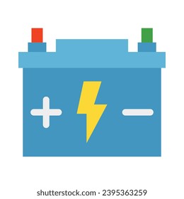 Battery Vector Flat Icon For Personal And Commercial Use.
