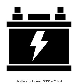 Battery-Vektorsymbol für die persönliche und kommerzielle Nutzung.
