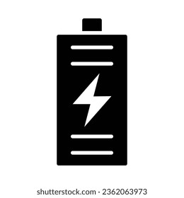 Battery Vector Glyph Icon For Personal And Commercial Use.
