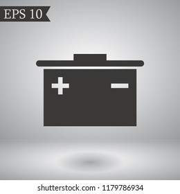 battery vector icon 10 eps