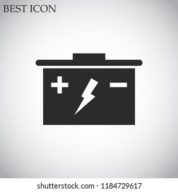 battery vector icon 10 eps
