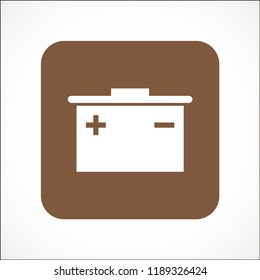 battery vector icon 10 eps