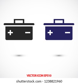 battery vector icon 10 eps