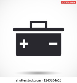 battery vector icon 10 eps