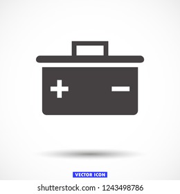 battery vector icon 10 eps