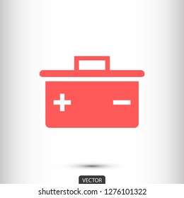 battery vector icon 10 eps