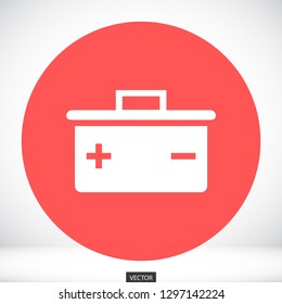 battery vector icon 10 eps