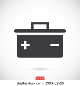 battery vector icon 10 eps