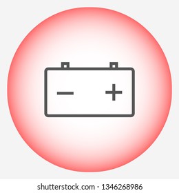 battery vector icon 10 eps