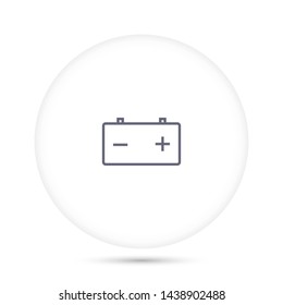 battery vector icon 10 eps , Lorem ipsum Flat design
