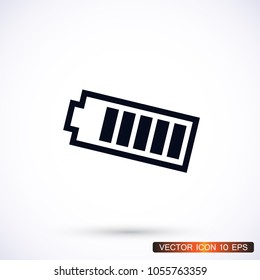 Battery vector icon