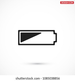 Battery vector icon