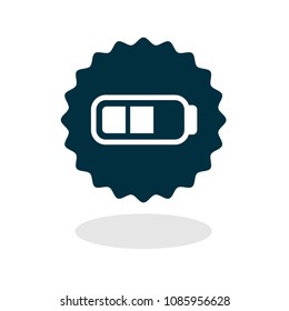 Battery vector icon